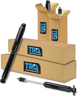 TRQ Shock Absorber Front & Rear Kit Set of 4 for Toyota Tacoma Pickup Truck 2WD