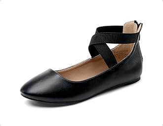 Women's Comfortable Fashion Elastic Ankle Straps Flats Shoes