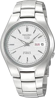 Seiko Mens Automatic Watch, Analogue Classic Display and Stainless Steel Strap SNK601K1