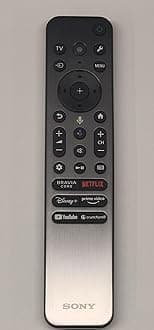 New Remotes Original RMF-TX910U Remote Control with Backlit Keys, Voice, Premium Metal Case, Compatible with Sony TVs from 2023 and 2024 Has Remote Finder