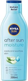 NIVEA SUN After Sun Moisturizing Lotion with Aloe Vera & Avocado Oil, Cooling & Soothing, 200ml