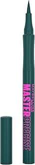 Master Precise All Day Liquid Eyeliner, Waterproof Eyeliner Makeup for up to 30HR Wear, Emerald Green, 1 Count