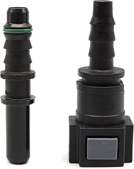 Fuel Line Hose Quick Release Connect - 7.89mm 5/16 T8 in Male&Female Nylon Straight Push-On Connector