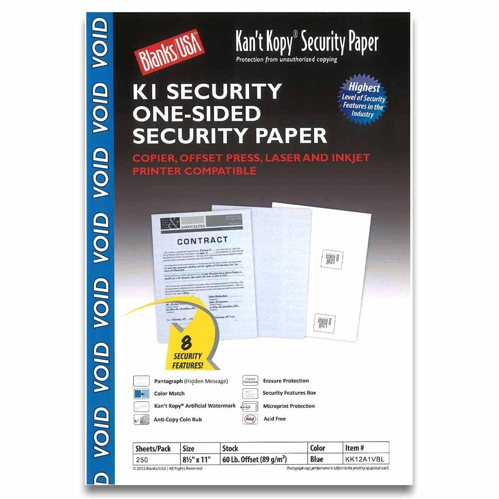 Kant Kopy Security Paper 250 Pack