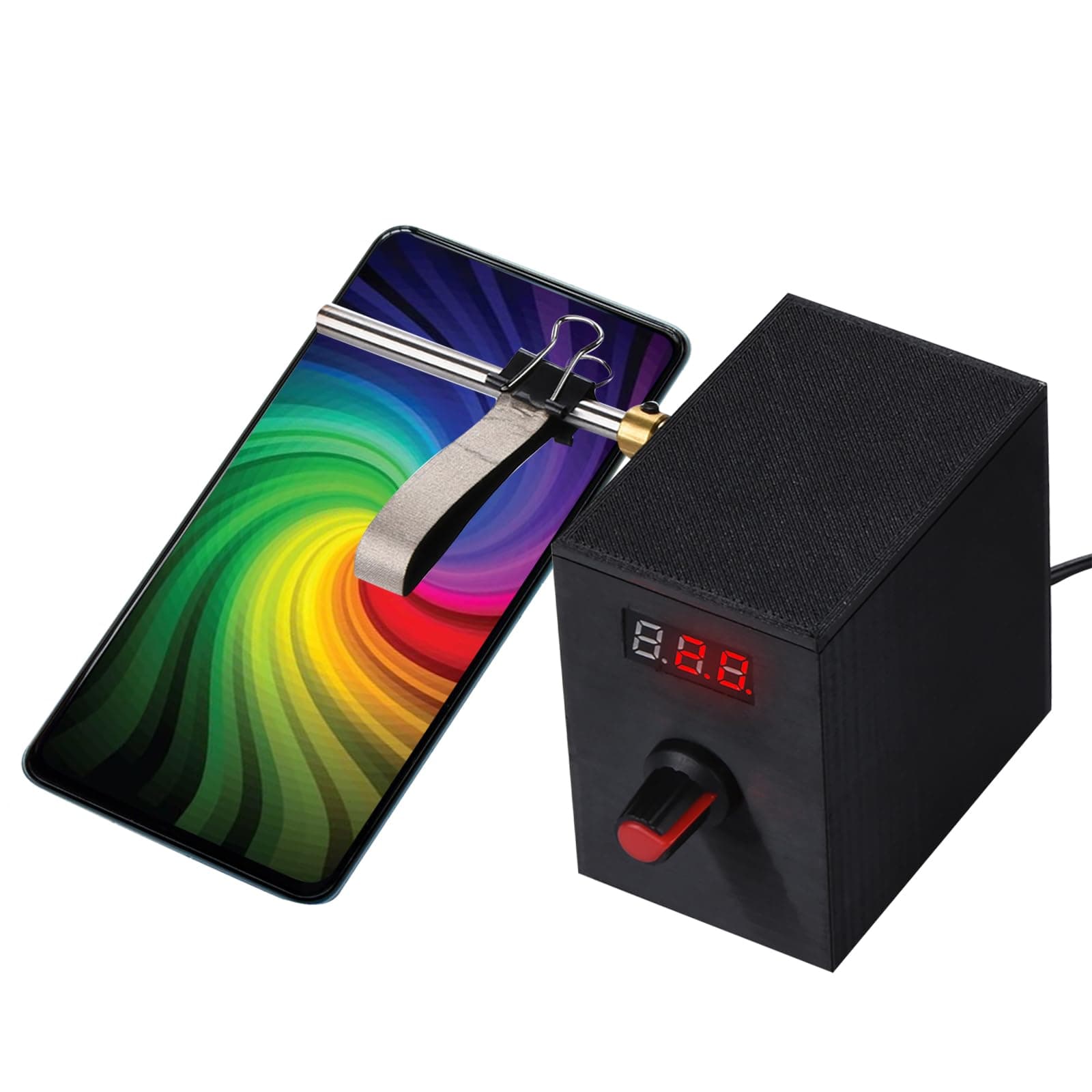 Auto Screen Swiper for iPhone iPad:Screen Device Automatic Swipe for Android iOS, Simulated Finger Continuous Swiping, Adjustable Speed with Voltage Screen