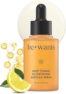 bewants Skin Brightening Glutathione Serum, Deep Toning Complex for Even Skin Tone, with Vitamin C, Niacinamide 50,000ppm, and Dark Spot care, 1.01 fl oz (1 Pack)