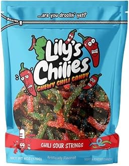 Lilys Chilies, Sour and Chili Chewy Candy (Chili Sour Strings)