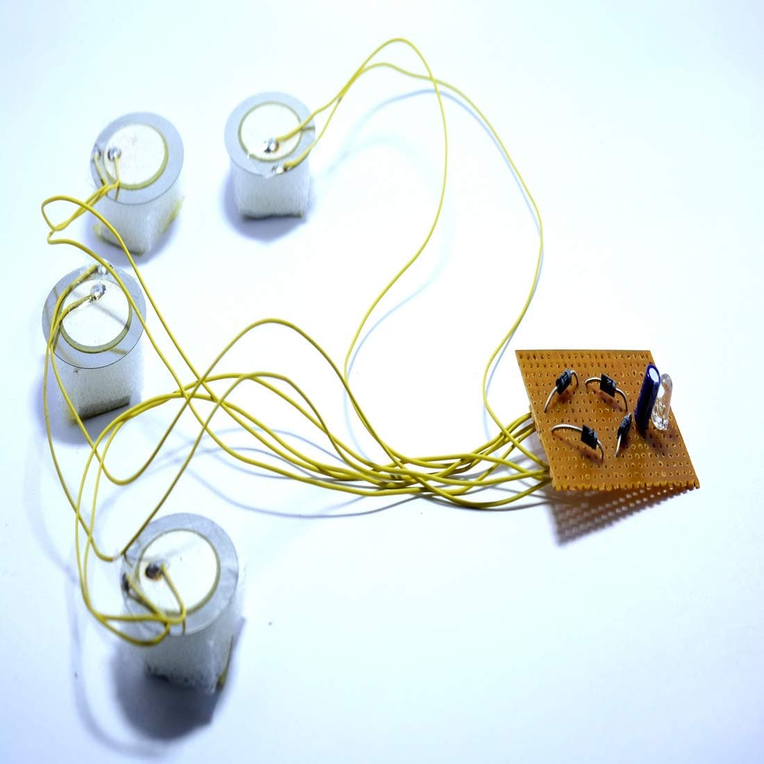 PZT Sensor Power Generation Circuit, Multicolour