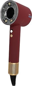Supersonic Nural Hair Dryer In Red Velvet & Gold - International Version
