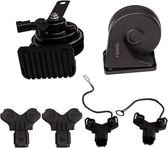 AOLIHAN Car Horn Compatible with Honda and New civic, 12V Waterproof Snail Horn, Super Loud Horns 128db High/Low Tune(Replacement for Honda)