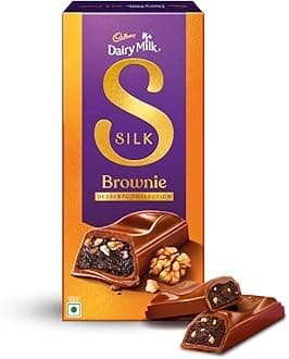 Cadbury Dairy Milk Silk Desserts Walnut Brownie Chocolate Bar, 70 g