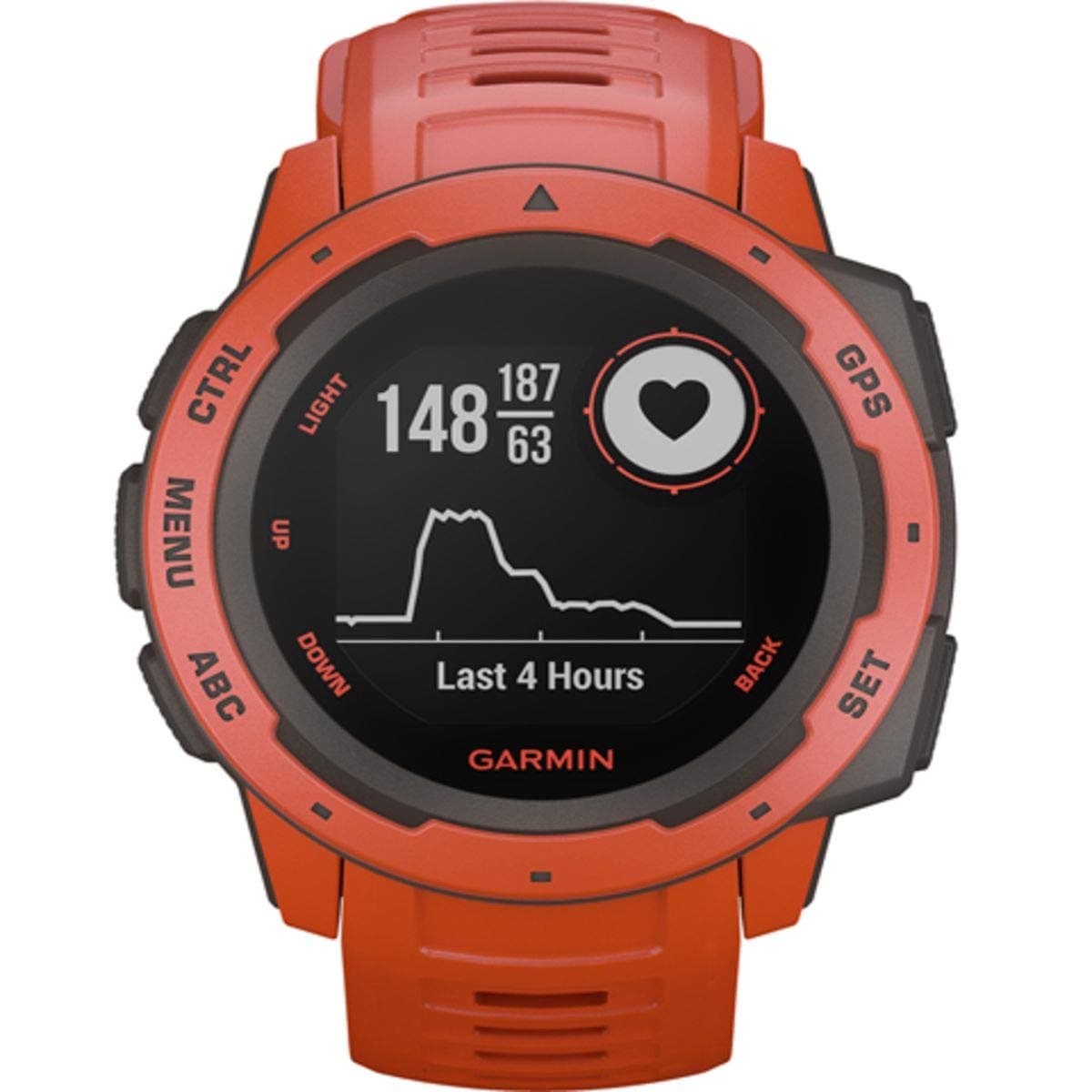 Garmin Instinct Flame Red Smartwatch