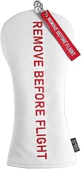 SHABIER Golf Head Cover with Remove Before Flight Design for Golf Club