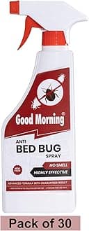 Good Morning Bed Bug Killer Concentrate 40ml (Makes 400ml) | Bed Bug Control for Home & Commercial Use | Pack of 30