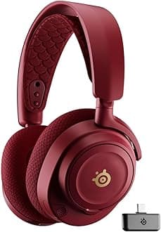 Arctis Nova 7 Wireless Multi-Platform Gaming Headset – Dragon Edition – Two Speaker Plate Sets — Dual Wireless 2.4GHz & Bluetooth – 38 HR Fast Charge Battery – PC, PS, Mac, Mobile, Switch