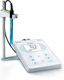 Apera Instruments, LLC-AI501 PH700 Benchtop Lab pH Meter, 0.01 pH Accuracy, 1-3 Points Auto Calibration, 3-in-1 pH/Temp. Electrode