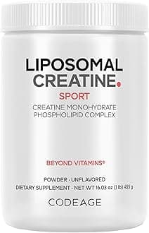 Codeage, Sports, Liposome Creatine Powder, Unscented, 1 lb