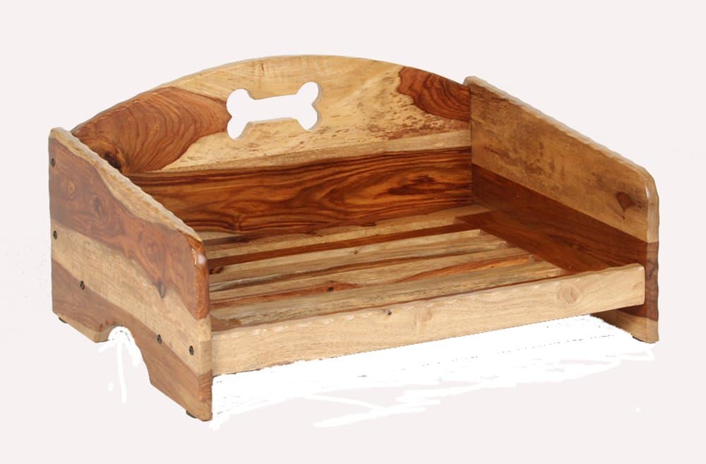 Medium Rustic Elevated Raised Dog Bed Frame