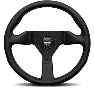 MoMo Montecarlo Steering Wheel - Black Leather - 320mm (M11111792217L)