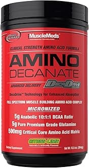 MuscleMeds Amino Decanate, Citrus Lime,13.5 oz (384g)