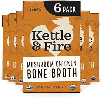 Mushroom Chicken Bone Broth