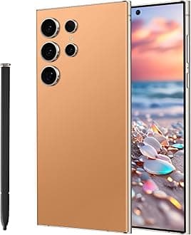 5G Smartphone, 6GB+256GB (Orange Gold) - 3 Rear/3 Front Cameras, 6800mAh Battery, Fingerprint Recognition, OLED Display, 5G Connectivity