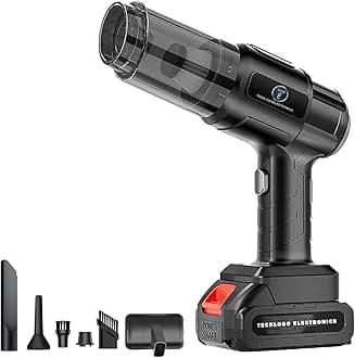 Powerful 3-in-1 Vacuum Cleaner for Car & Home – Compact, Cordless, Wet & Dry, Blower Function, Mini & Portable for Sofa, Dust, and Deep Cleaning (4 in 1 High Power)