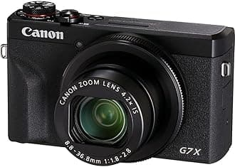 Canon PowerShot G7 X Mark III Digital Compact Camera - Black