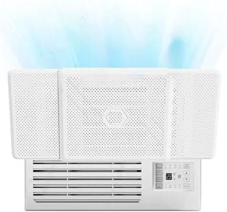 Window Air Conditioners Deflector Universal - Room Air Conditioner Window Baffle Adjustable Wind Direction - Prevent Direct Blowing of Cold Air -Ac Air Vent Deflector Easy to Install (1)