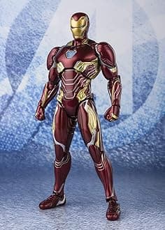 S.H. Figuarts Avengers Iron Man Mark 50 Nano Weapon Set 2 (Avengers: End Game), Approximately 6.1 inches (155 mm), PVC & ABS & Die-cast Pre-Painted Complete Action Figure