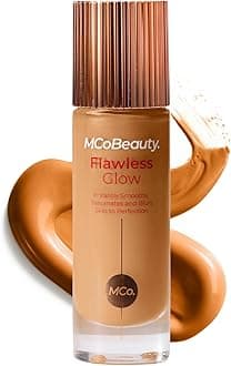Flawless Glow Luminous Skin Filter - Natural Medium - 4-in-1 Luminous Primer, Foundation Booster & Liquid Highlighter with Squalane - Radiant Glow Complexion Perfector Face Makeup