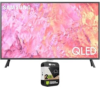 SAMSUNGQN65Q60CAFXZA 65 Inch QLED 4K Smart TV 2023 Bundle with 2 YR CPS Enhanced Protection Pack