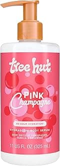 Tree Hut Pink Champagne Hydraglow Body Serum, Brighten & Hydrate, with Hyaluronic Acid, Vitamin C & Niaciamide, 11 Oz.