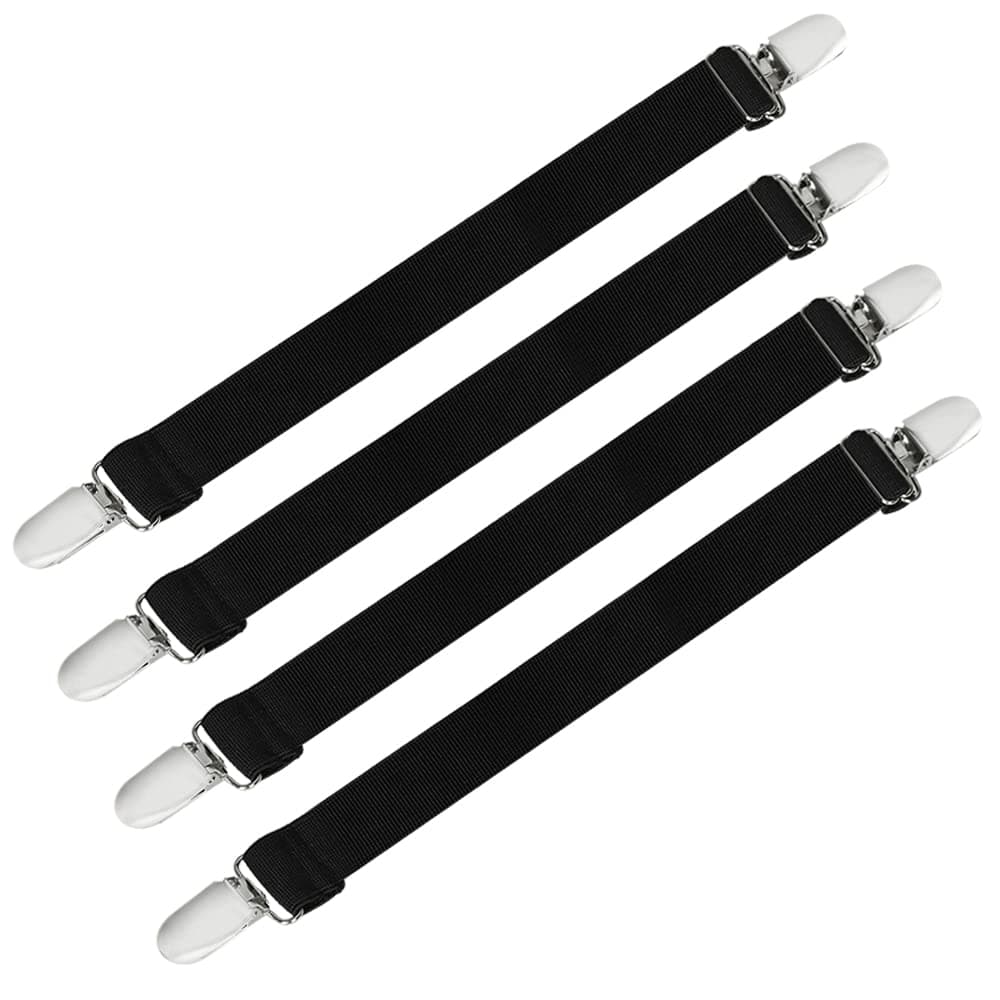 Improved Adjustable Elastic Boot Clips Boot Straps Pant Clips Stirrups Leg Straps Keeping Your Pants Tucked 6