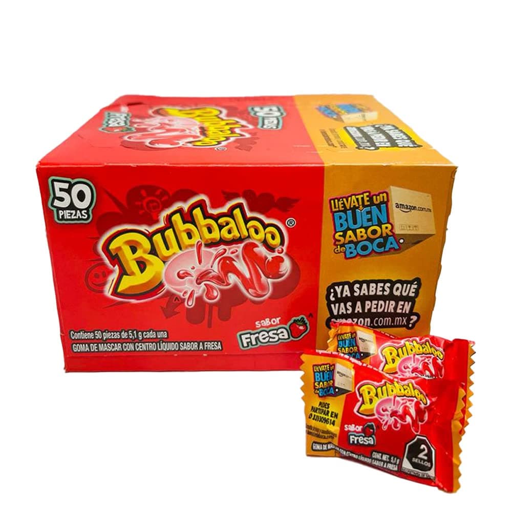 Bubble Gum Strawberry by Bubbaloo