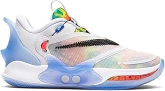 Nike Men's Adapt BB 2.0 Tie-Dye BQ5397-100 Shoes, White/White/Black, 7.5