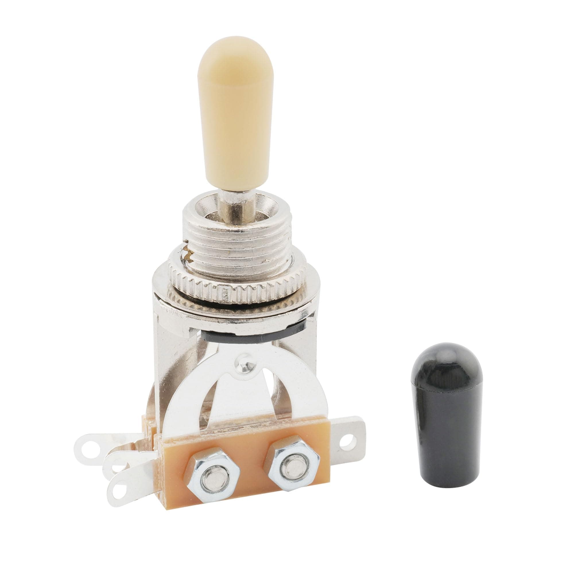 Musiclily 3 Way Short Straight Toggle Switch Pickup Selector for Les Paul LP Style Electric Guitar, Cream Tip