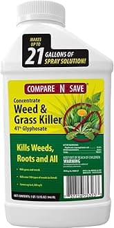 Compare-N-Save Concentrate Glyphosate Concentrate Grass & Weed Killer Herbicide, 32-Ounce