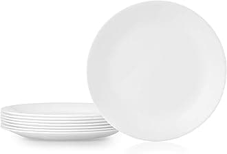 Corelle Classics Chip Resistant Dinner, Lunch, Appetizer Plates & Bowls, 8-Pack 8-Piece 1135857