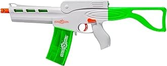SRB800 Pyro Glow-in-The-Dark Water Gel Ball Blaster Kit - Full Auto, 210 FPS, 800-Round Magazine, 20,500 Total Rounds - Orange/White