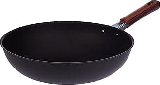 ROTWAL BLACK IRON COATED PEKIN PAN WOKPAN MADE IN JAPAN (30 CM)