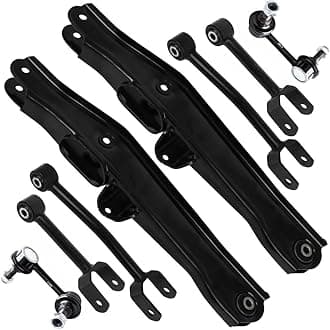 SCITOO 8pcs Suspension Kit Rear Upper Control Arm Lower Forward Rearward Control Arm Sway Bar End Link Replacement for 2011-2014 for Dodge Avenger for Chrysler 200