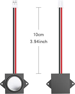 MakerHawk Arduino Speaker - 2pcs 3W 8 Mini Speaker, Full-Range, JST-PH2.0mm-2 Pin Interface, 3.3V-5V