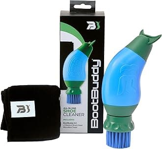 BootBuddy Shoe & Boot Cleaner Brush – Footwear Cleaning Kit for Hiking Boots, Golf Shoes, Football Boots, Running Shoes & Wellies – Cleans Mud, Dirt & Stains in Minutes – As Seen on Dragons’ Den