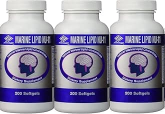 3 packs Marine Lipid NU-11 (200 Softgels)