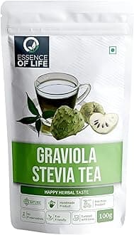Essence of Life Graviola Stevia Tea 100g | Herbal Tea Blend with Natural Sweetness | Handmade | Supports Wellness & Detox