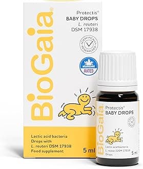 BioGaia Protectis Baby Drops | Probiotic Supplement for Newborns, Babies & Infants | Daily Digestive Support with ﻿100 Million Live L. Reuteri Probiotics | Features LongevityGuard | 5 ml