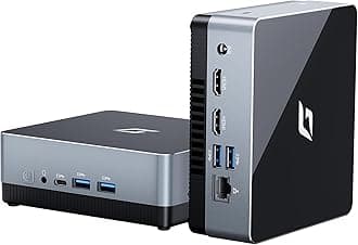 CyberGeekNano A1 Linux Mini PC 16GB RAM, Intel 12th Alder Lake N100 (up to 3.4GHz) Mini Computer, Mini PC 1TB SSD, Micro PC 4K Dual HDMI/USB3.0/WiFi 6/BT5.2/RJ45/VESA, Office/Home