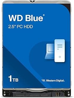 Western Digital 1TB WD Blue Mobile Hard Drive HDD - 5400 RPM, SATA 6 Gb/s, 128 MB Cache, 2.5" - WD10SPZX