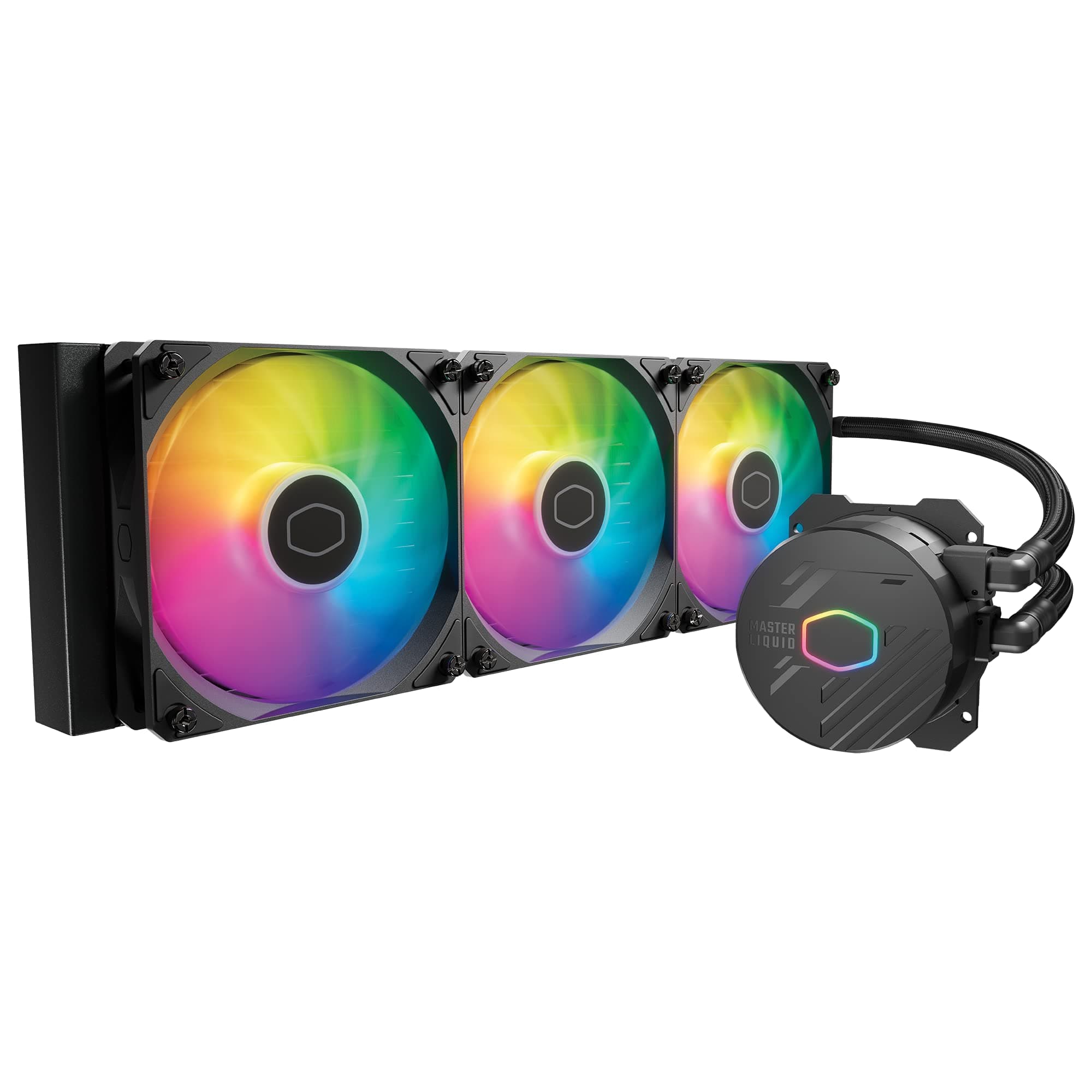 360L Core AIO CPU Liquid Cooler – 360mm Radiator, 3x ARGB PWM Fans, Patented Gen S Dual-Chamber Pump, Quiet Cooling & Easy Installation, AMD AM5/AM4 & Intel LGA 1851/1700, Black